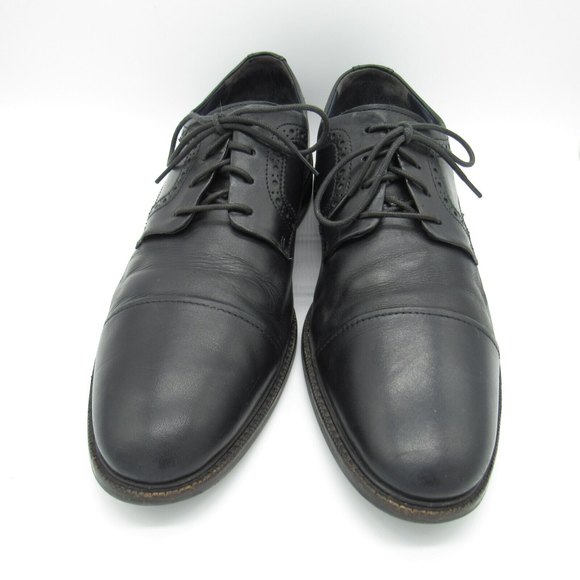 Cole Haan Men Size 10.5 Buckland Cap Toe Oxford Leather Black Dress Shoes C28881 main image 8